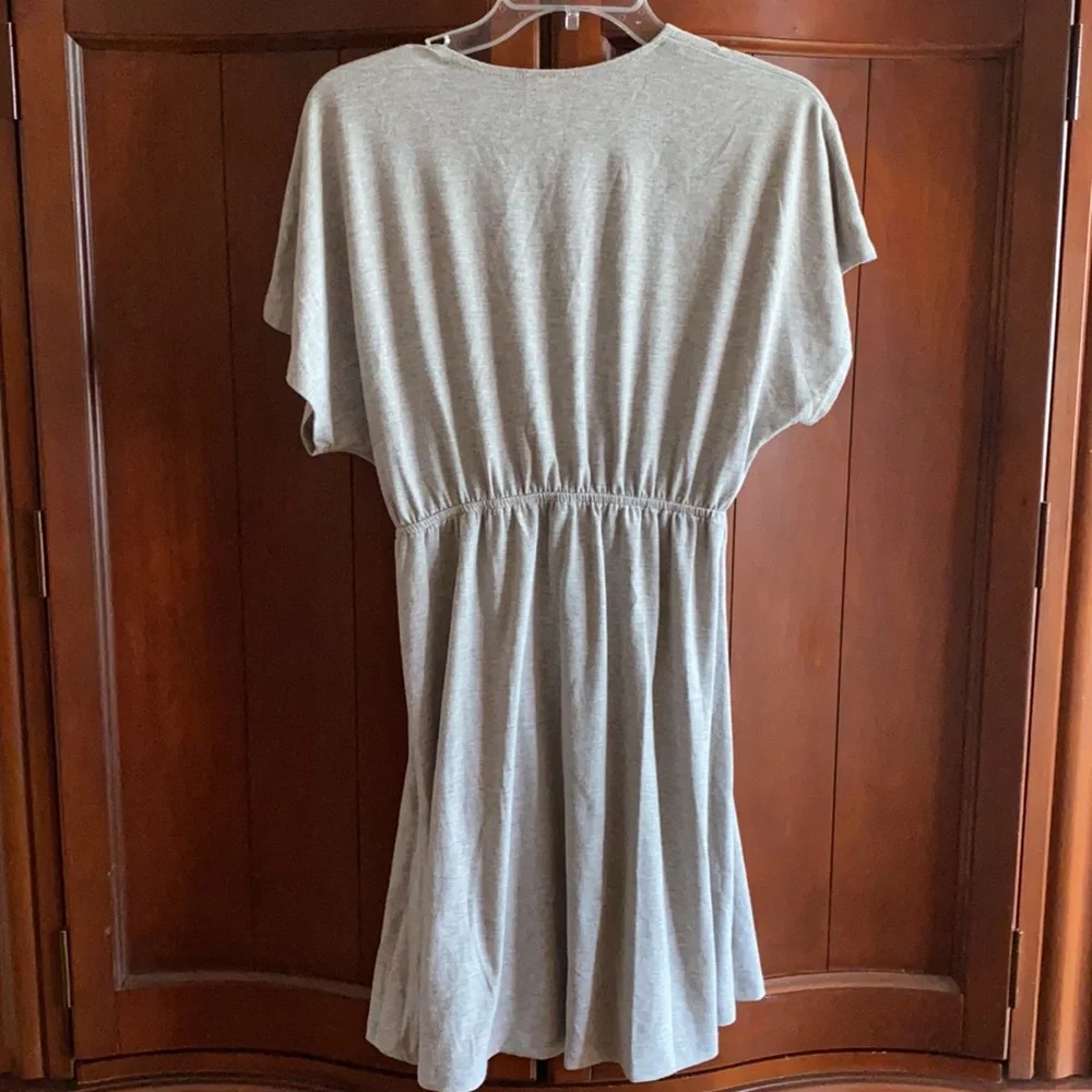 Fire Los Angeles Swim Coverup Heather Gray  stretch Vneck size Medium